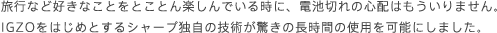 譌?｡後↑縺ｩ螂ｽ縺阪↑縺薙→繧偵→縺薙→繧捺･ｽ縺励ｓ縺ｧ縺?ｋ譎ゅ↓縲?崕豎?蛻?ｌ縺ｮ蠢??縺ｯ繧ゅ≧縺?ｊ縺ｾ縺帙ｓ縲?GZO繧偵?縺倥ａ縺ｨ縺吶ｋ繧ｷ繝｣繝ｼ繝礼峡閾ｪ縺ｮ謚?陦薙′鬩壹″縺ｮ髟ｷ譎る俣縺ｮ莉墓ｧ倥ｒ蜿ｯ閭ｽ縺ｫ縺励∪縺励◆縲? /></p>
                    <p class=