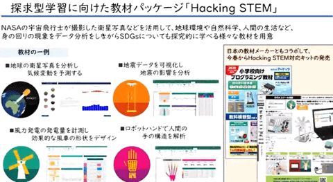 無償の探究型教材「Hacking STEM」、1人1台端末とリアルなデータで授業