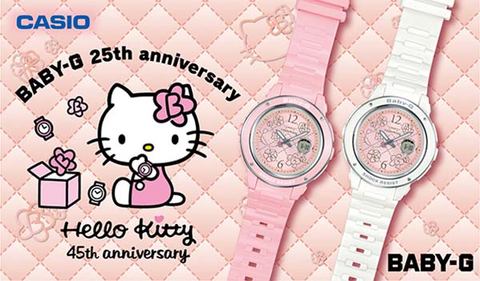 ハローキティBaby-G 25周年 キティ - 腕時計(アナログ)