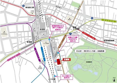 新宿駅新南口エリアにデッキ直結の16階建 リンクスクエア新宿 Impress Watch