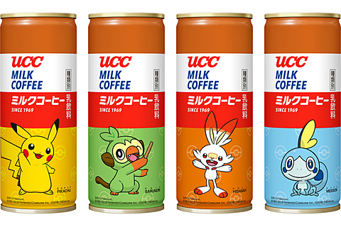 世界初の缶コーヒー Ucc ミルクコーヒー 50周年記念の ポケモン缶 Impress Watch