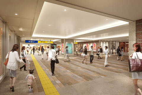 Jr横浜駅 中央通路と西口地下街をつなぐ連絡通路 12月7日開通 Impress Watch