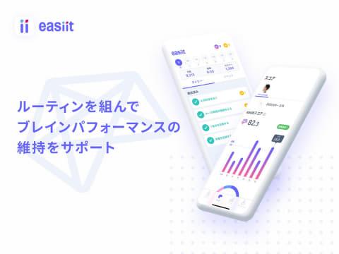 認知症に備え生活改善を促すアプリ Easiit エーザイ Dena Impress Watch