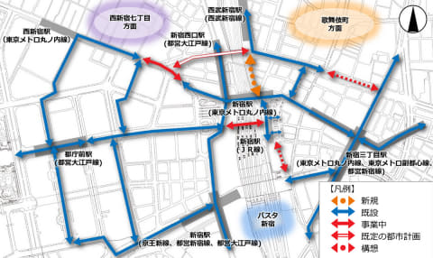 西武新宿駅と丸ノ内線新宿駅を5分でつなぐ地下通路整備へ Impress Watch