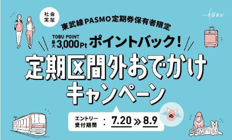 東武鉄道 定期区間外運賃を全額還元 7月22日 8月末 Impress Watch