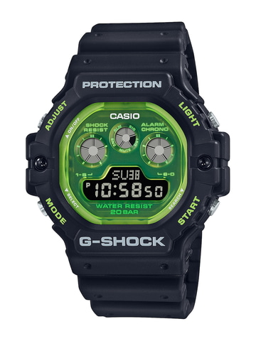 G Shock スケルトン蛍光色ダイヤルや反射バンドなど新作2機種 Impress Watch