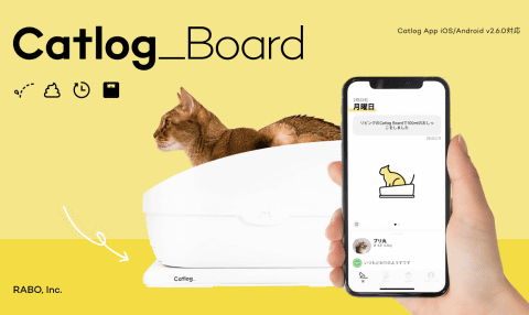 猫トイレの下に置いて体重や尿量を管理できるボード Impress Watch