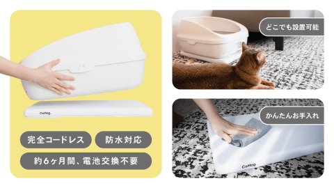 猫トイレの下に置いて体重や尿量を管理できるボード - Impress Watch