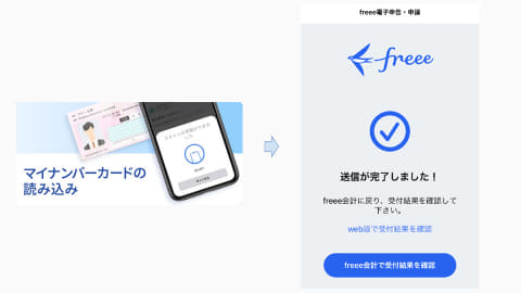 freee、スマホで法人税の電子申告可能に。マイナカードリーダー不要 