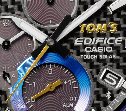 カシオEDIFICE、TOM'Sコラボ第3弾はラグジュアリースポーツカー