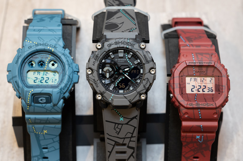 G-SHOCK、渋谷ストリートカルチャーの地図をプリントした3モデル