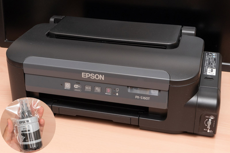 即購入OK 】EPSON PX-S160T プリンター 白黒印刷 - PC/タブレット