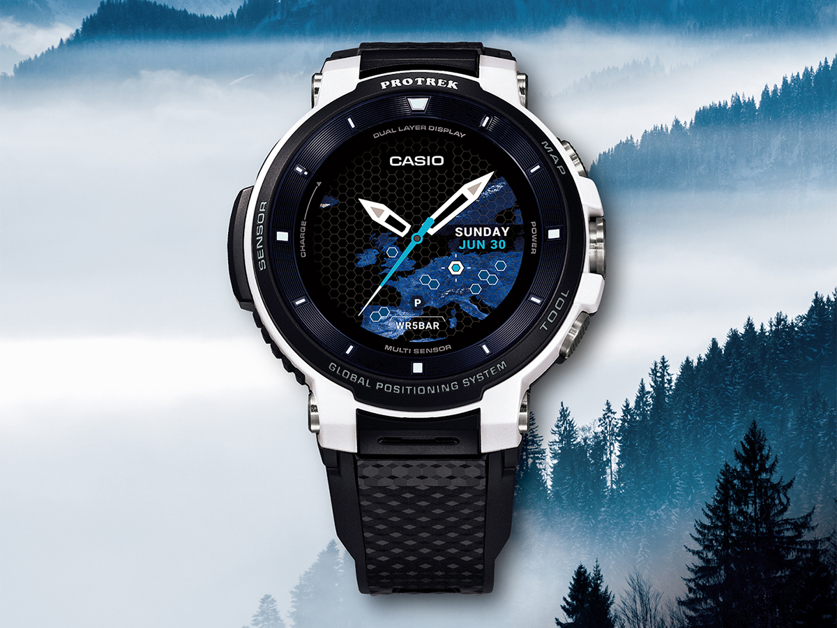 カシオ、春霞モチーフの「PRO TREK Smart」 - Impress Watch