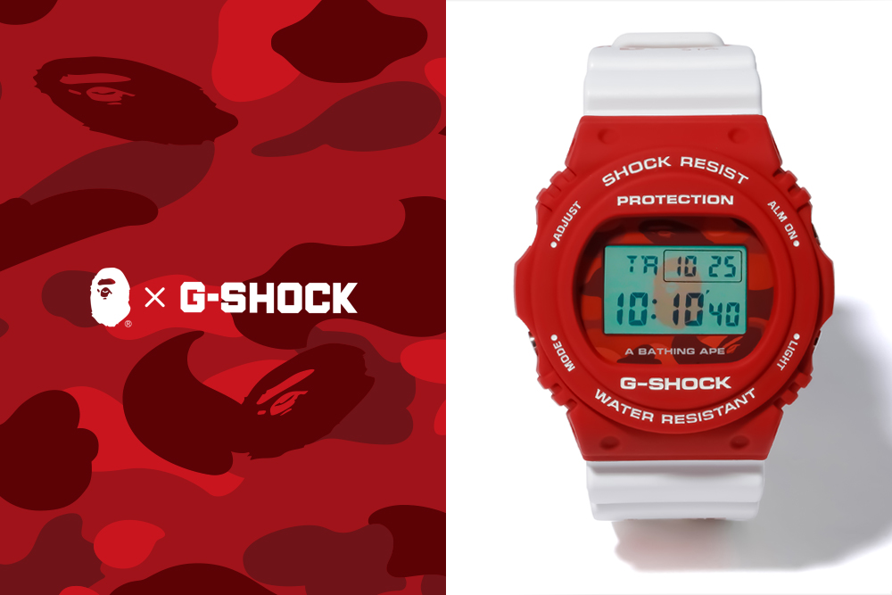 A BATHING APE  G–SHOCK DW5750腕時計(デジタル)