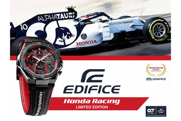 カシオ、F1エンジンのバルブ素材を採用したHonda Racing「EDIFICE」 - Impress Watch