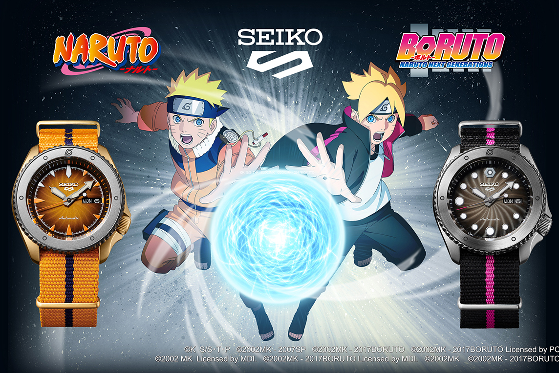 セイコー 5スポーツ Naruto Boruto コラボモデル Impress Watch