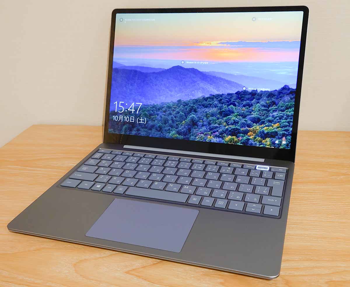 レビュー Surface Laptop Go の お値段以上 の魅力と割り切り Impress Watch