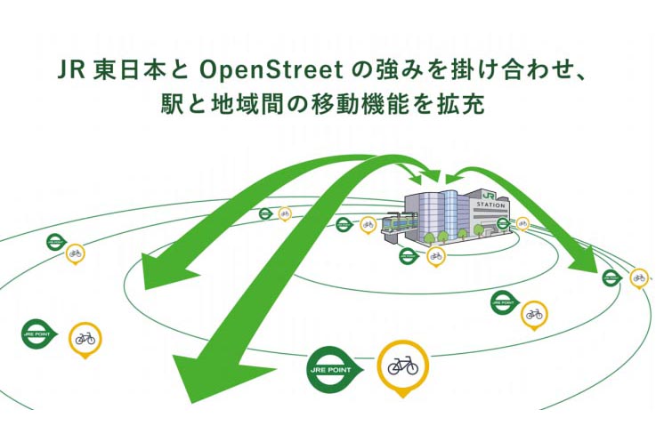 Jr東日本 駅にシェアサイクル整備 Openstreetと資本提携 Impress Watch