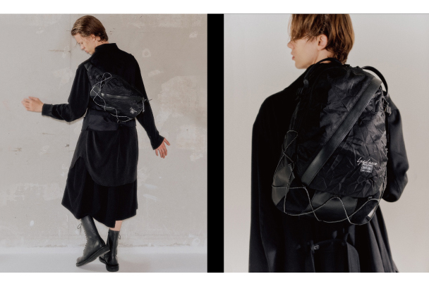 PORTER×Yohji Yamamotoコラボ。「シワ感」のあるバックパック等