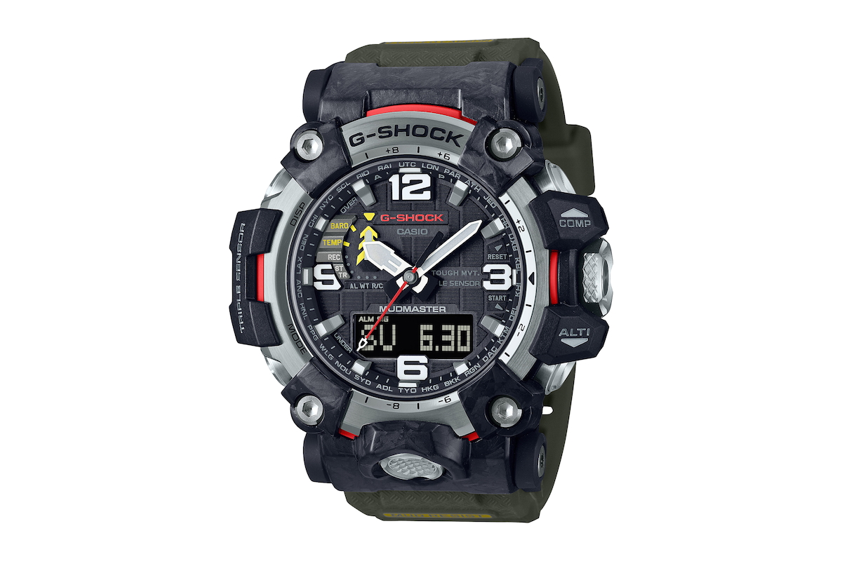 G-SHOCK マッドマスター、カーボンベゼルや電波ソーラーの新モデル