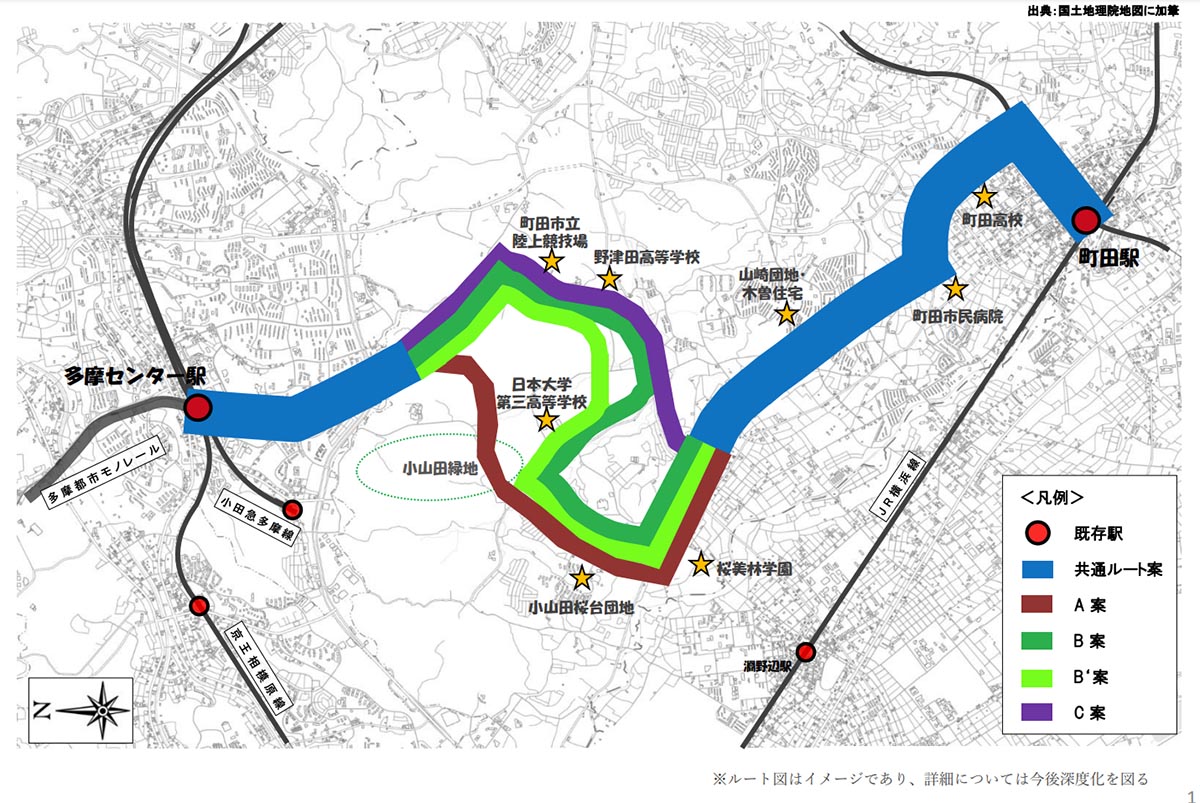 多摩都市モノレール Jr町田駅までつながる延伸ルート決定 Impress Watch