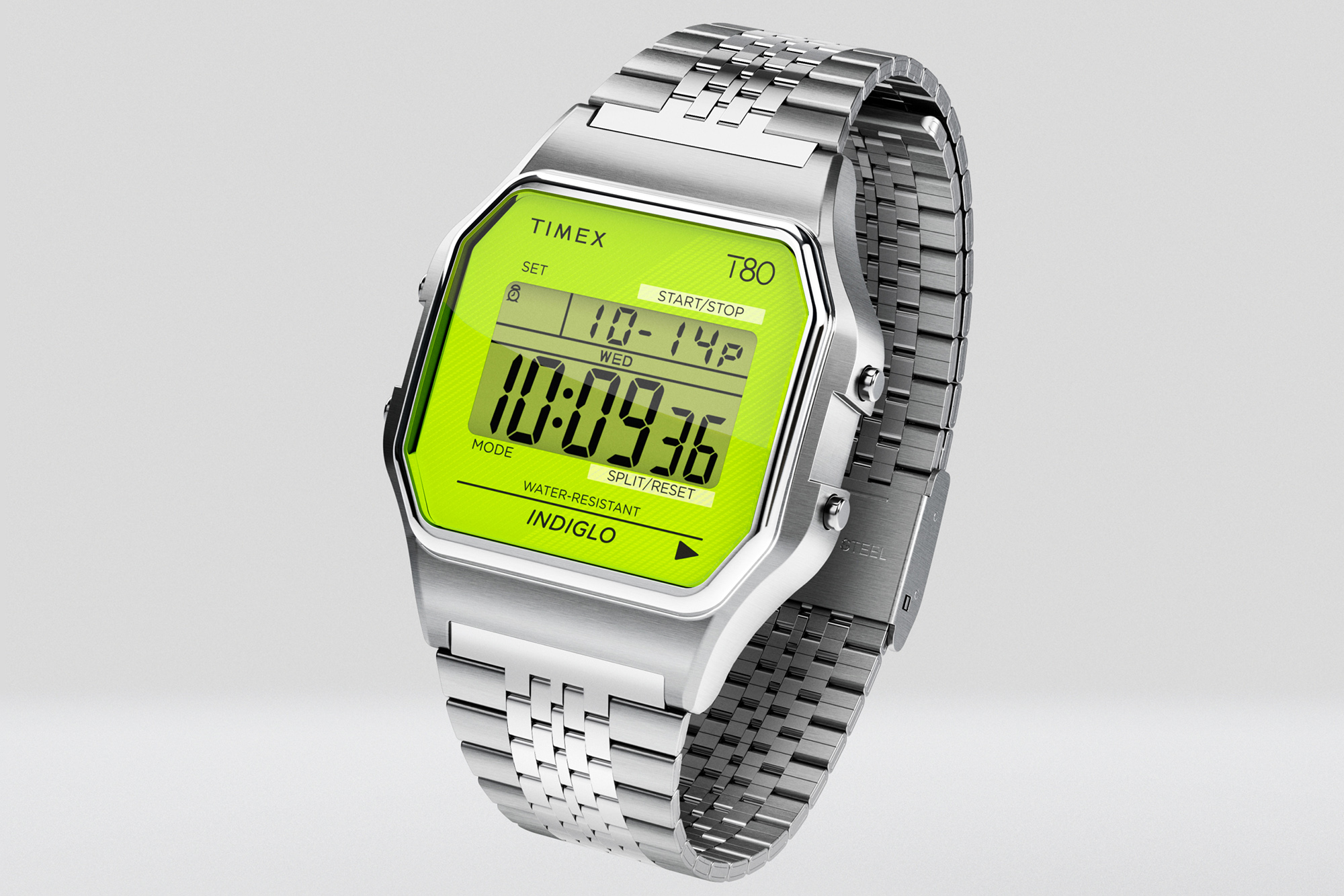 レトロ・デジタル「TIMEX 80」メタルモデルに新色 - Impress Watch