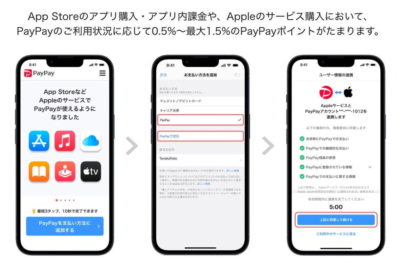 AppleのサービスがPayPayに対応 App StoreやiCloudなど - Impress Watch