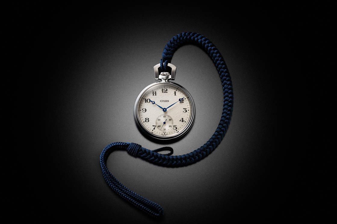 シチズン、ブランド100年周年記念の手巻き懐中時計 限定100個